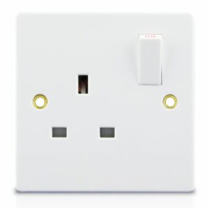 1 Gang Switched Socket Single Pole